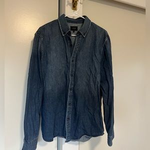 Joe's Jeans Men's Denim Chambray button-down.